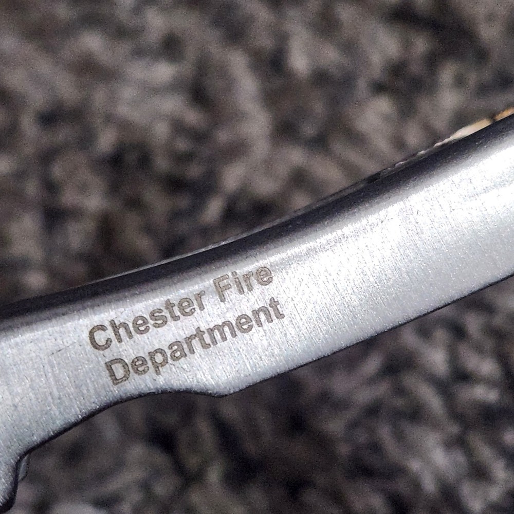Chester Fire Department Multi Tool Knife Advertising
