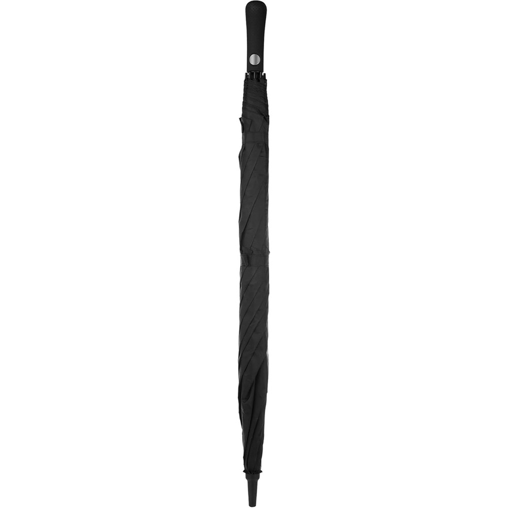 Totes Automatic Open XL Vented Canopy Golf Stick Umbrella, Black, 60"