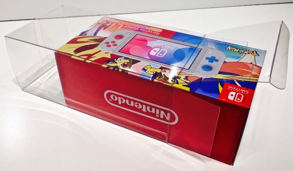 1 Box Protector For NINTENDO SWITCH LITE Console Boxes! Fits Pokemon and others!