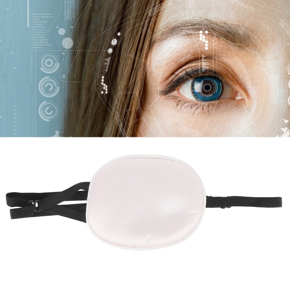 Eye Patch Silk Cotton Elastic Strap Full Cover Light Blocking Eye Cover Pad For