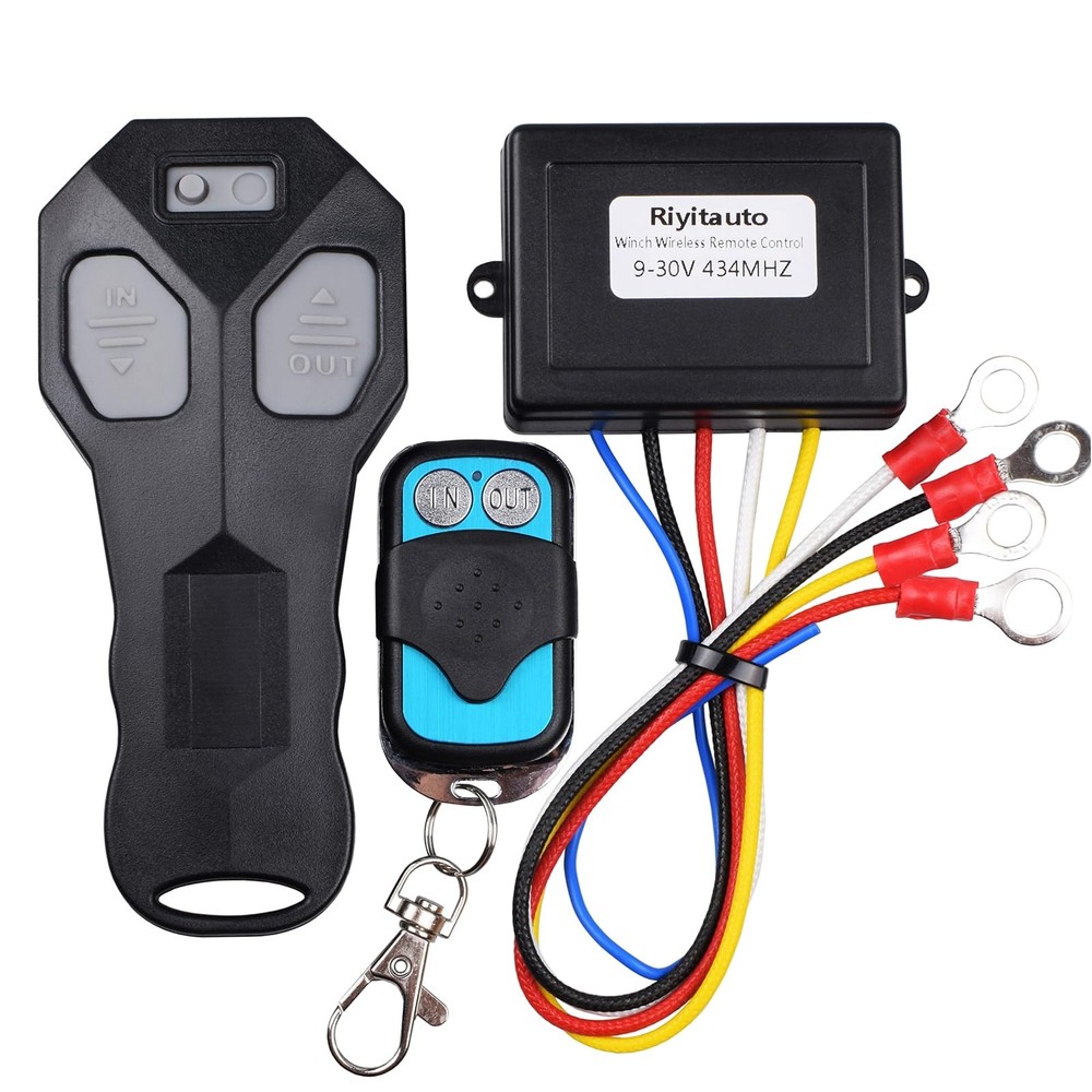 Riyitauto Wireless Winch Remote Control Black-dump trailer wireless remote