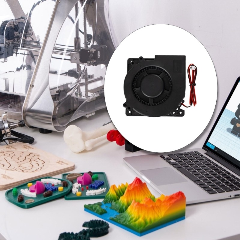 Long Lasting 24V Fan Durable Cooling Solution for KLP1 3D Printer Electronics