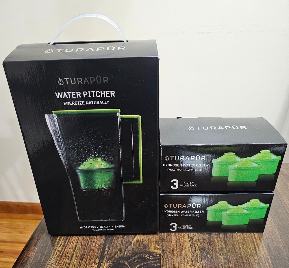 turapur hydrogen water filter 3 pack