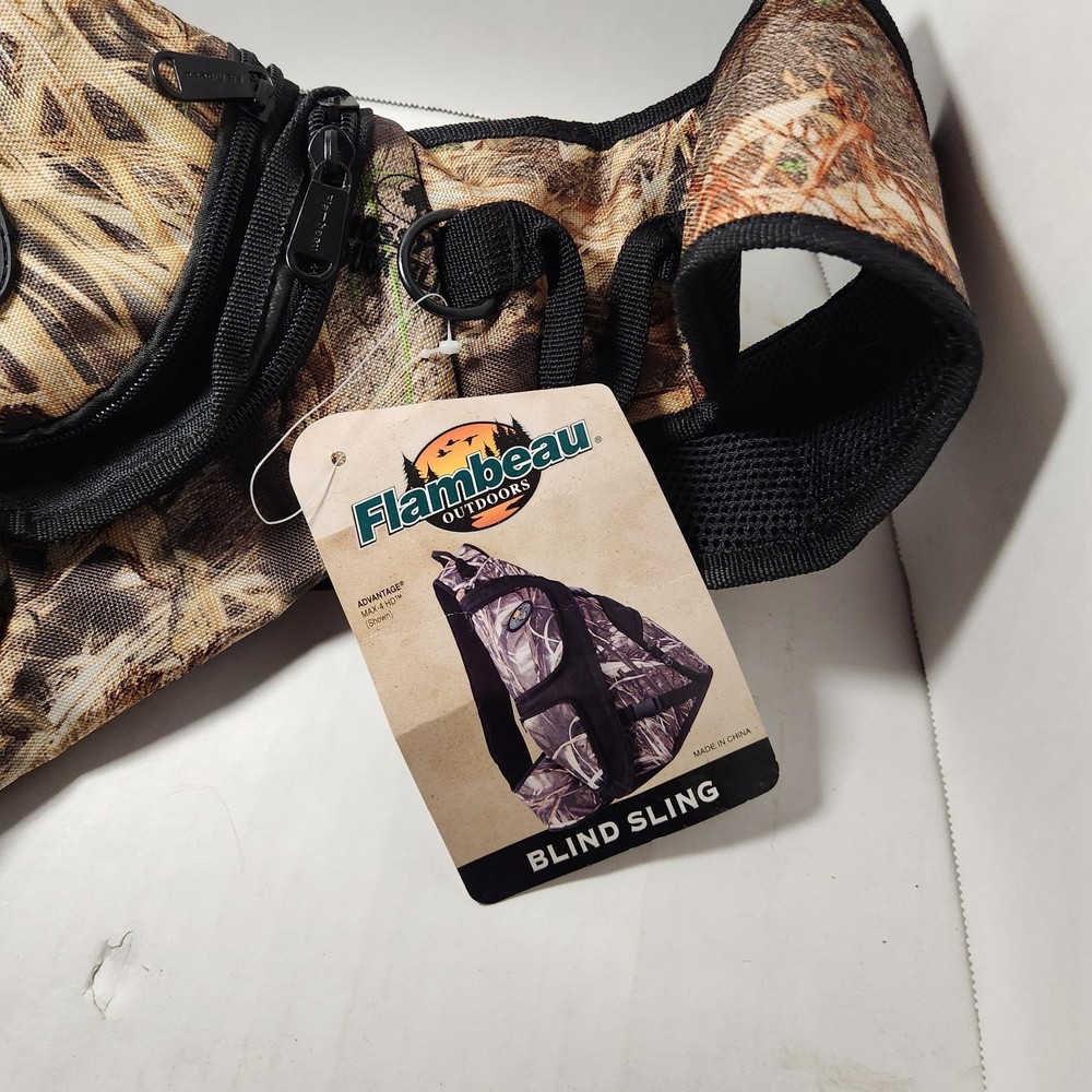 Flambeau Outdoors Blind Sling Hunting Backpack Camo Adjustable Strap NWT