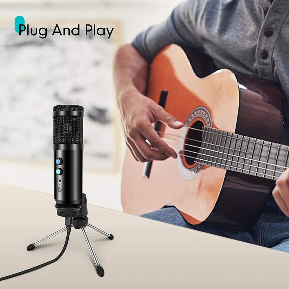 New Multipurpose Condenser Microphones USB Gaming For PC Computer / Laptop