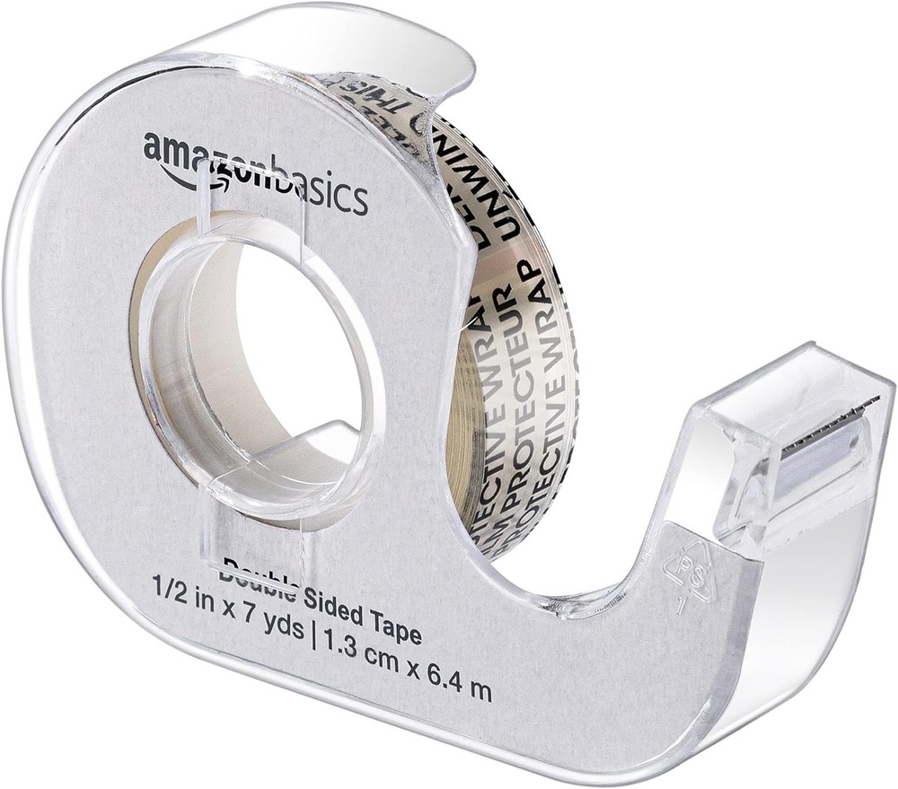 Amazon Basics Double Sided Refillable 1/2 x 252 inches, Translucence