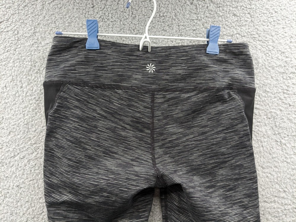 Athleta Women's Mind Over Mat Capri Leggings Mesh Side Panel Medium 227787