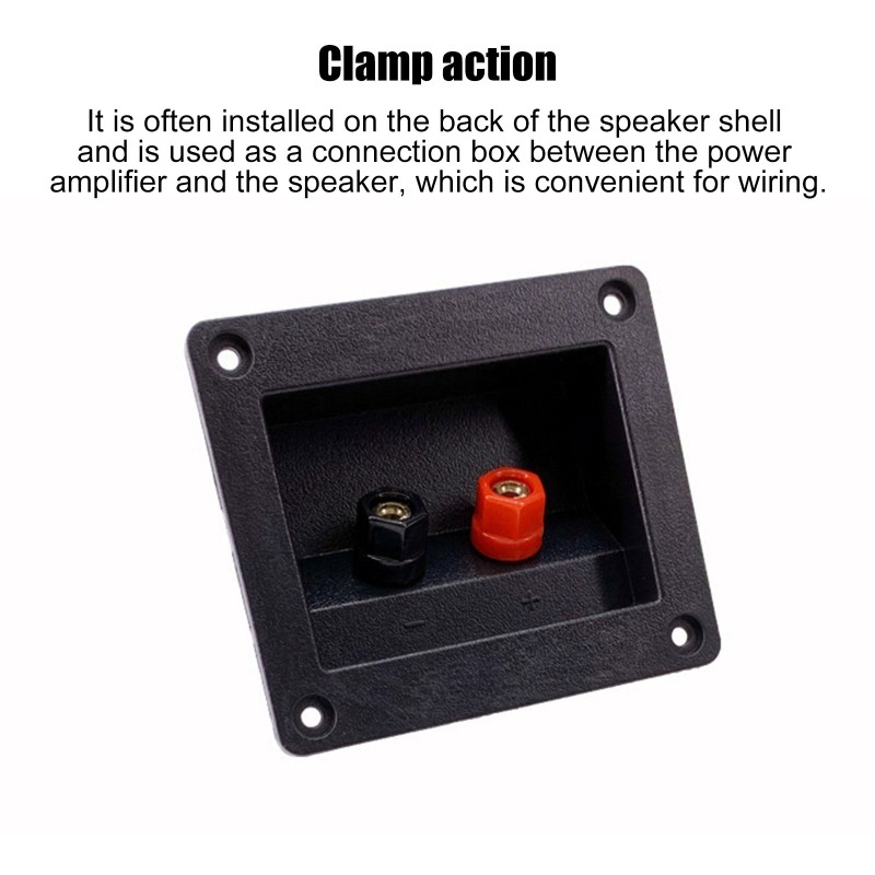 Speaker Junction Box Two-position Binding Post Speaker Panel Banana Socket