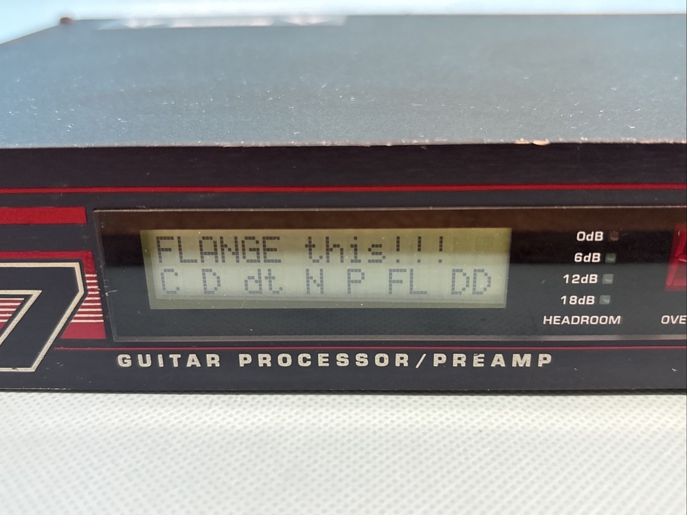 Digitech Multi Effects Rack GSP 7 Guitar Processor Preamp