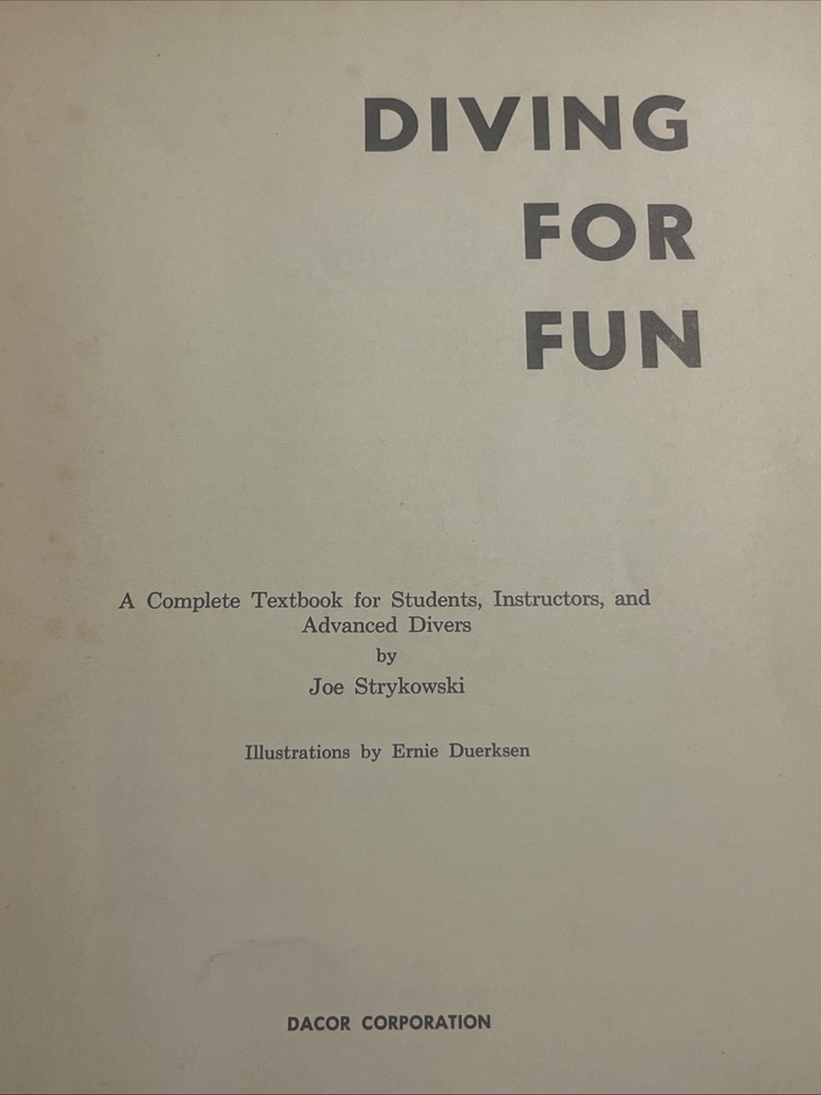 Diving Book