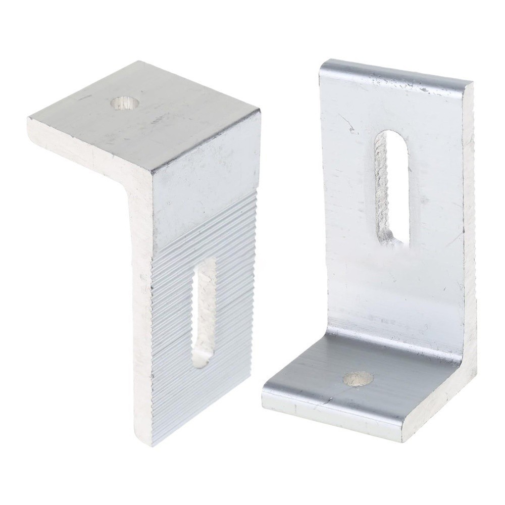 Solar Panel Mounting Brackets L Foot Aluminum Alloy Roofing System Set