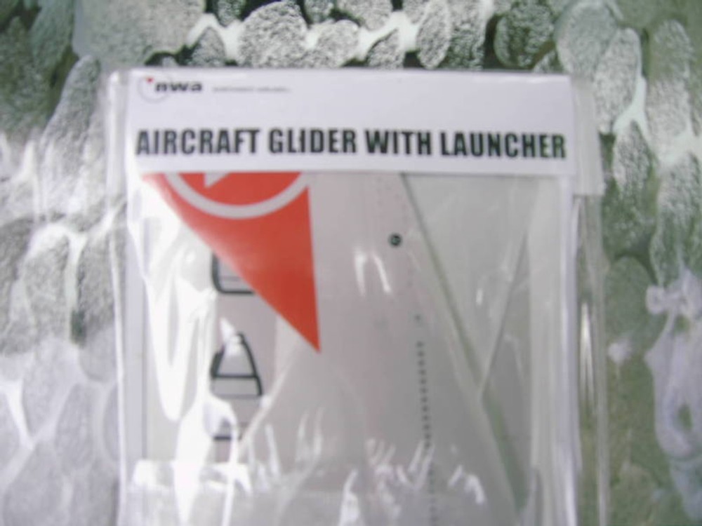 Northwest Airlines Glider with Launcher