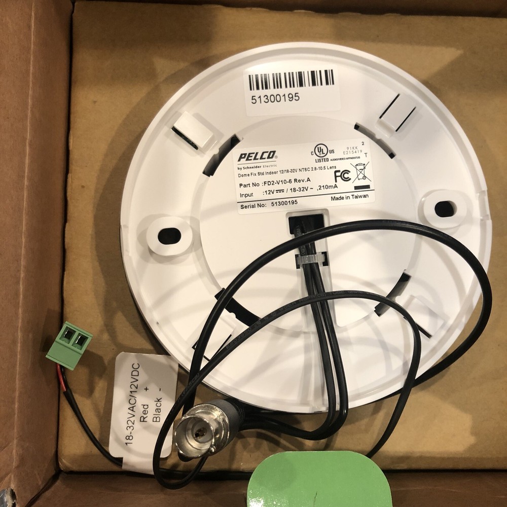 Security Camera, Dome Camera Pelco, Camera Pelco FD2-V10-6