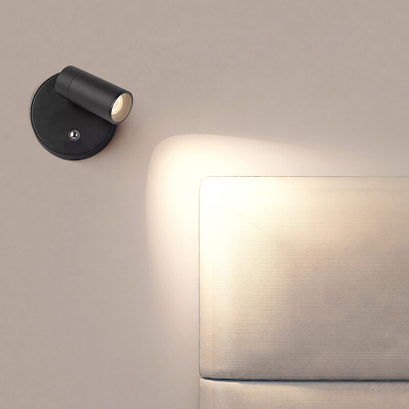 Dimmable LED USB Rechargeable Wall Light Cordless Bedside Lamp Picture Spotlight