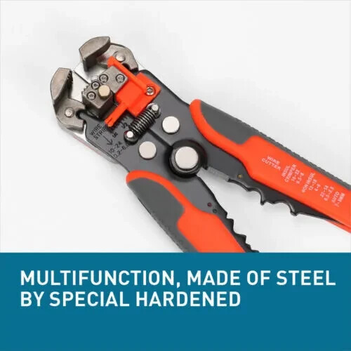 Wire Strippers Stripping Cable Cutter Plier Multi-function Handle Tool 10-24 AWG