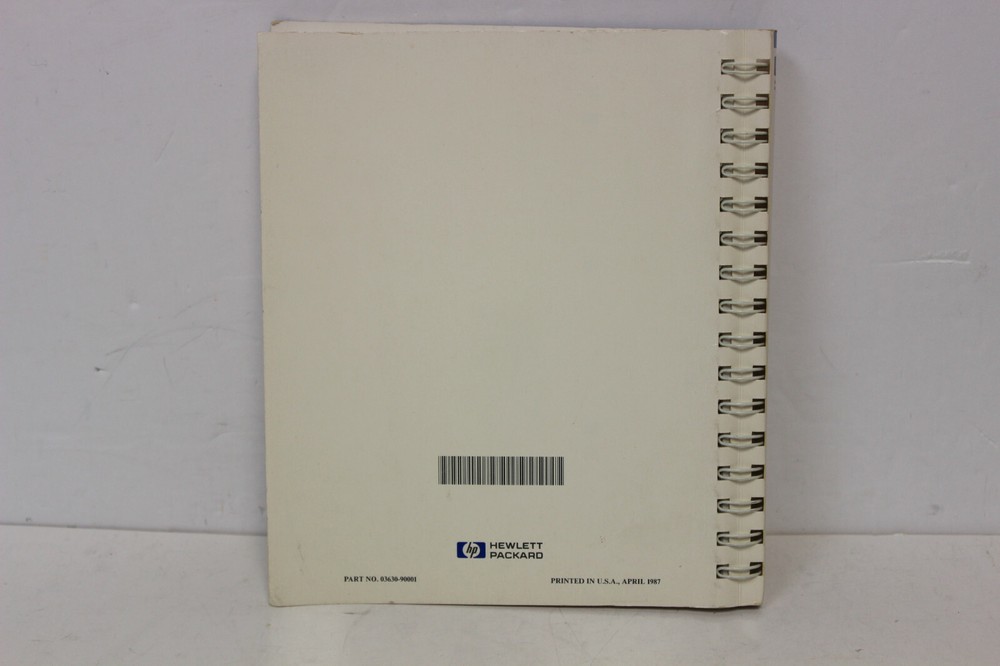 HP PAINTJET COLOR GRAPHICS PRINTER USER'S GUIDE 03630-9001