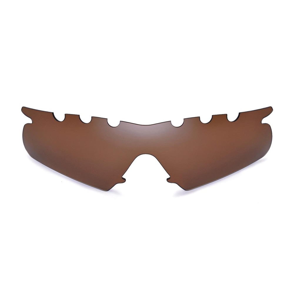 Walleva Brown Vented Polarized Replacement Lenses for Oakley M Frame Hybrid