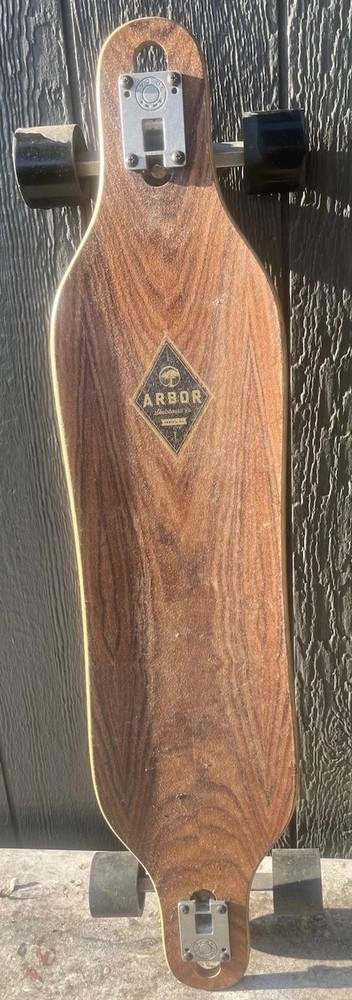 Arbor Axis Premium Maple Wood Skateboard Long Board Underside Graphics