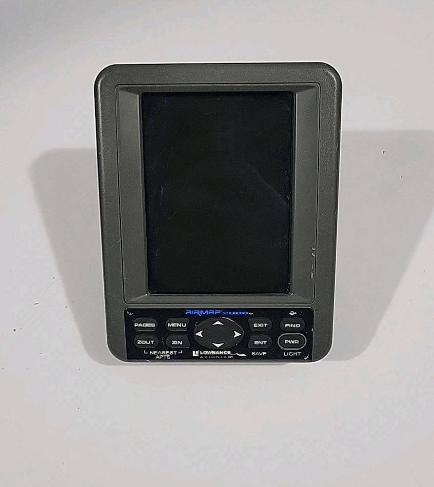 Lowrance AirMap 2000c Aviation Mapping GPS Receiver - Untested