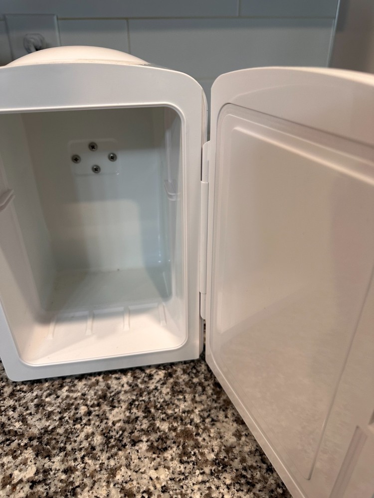 Mini Fridge Compact Portable Cooler Warmer AC Plug Small Refrigerator