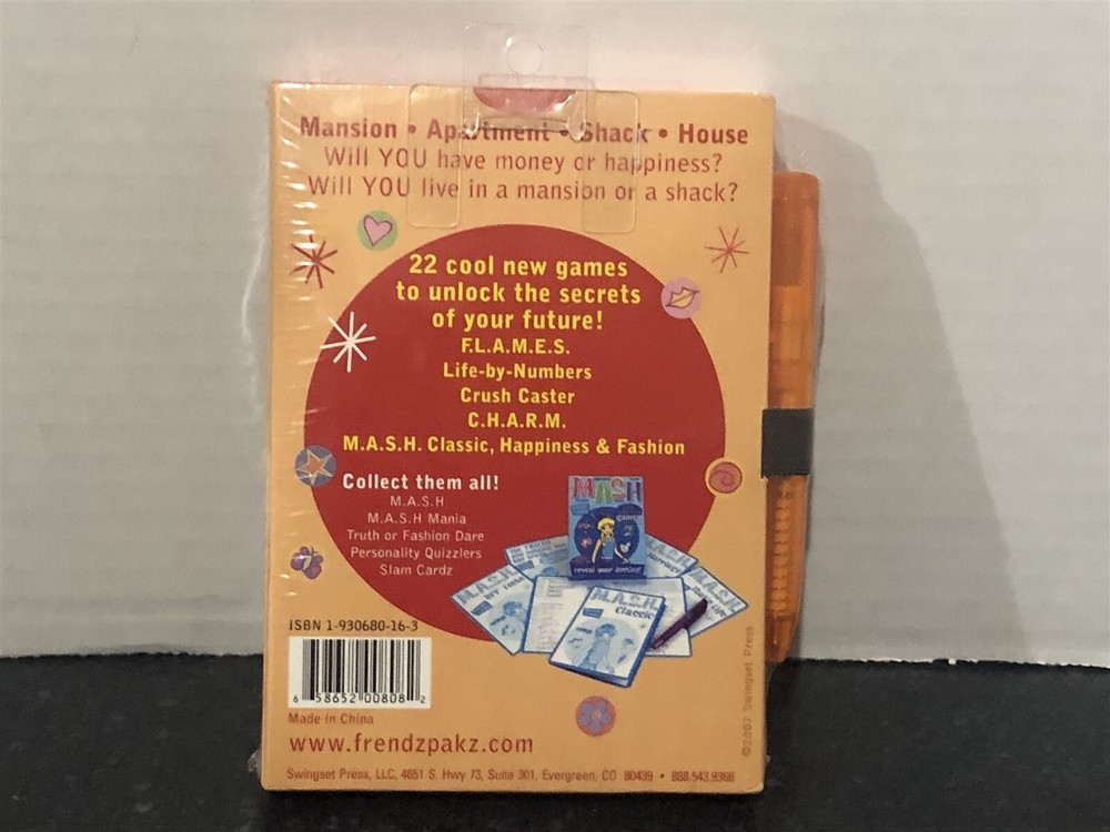 MASH MANIA REVEAL YOUR DESTINY