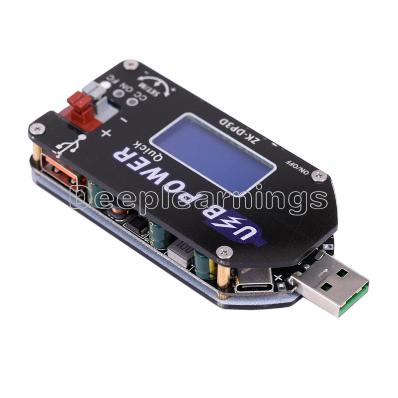 Digital Control USB Adjustable Power Supply Module 2A 15W CC CV Speed Controller