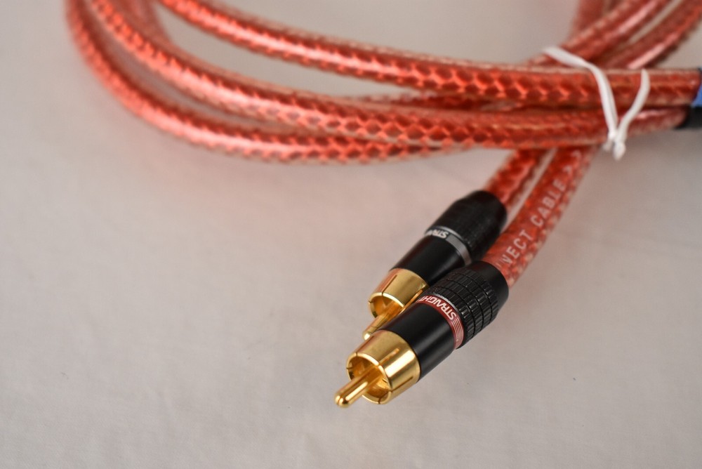 1m Pair RCA Straightwire Encore II Audio Interconnect Cables