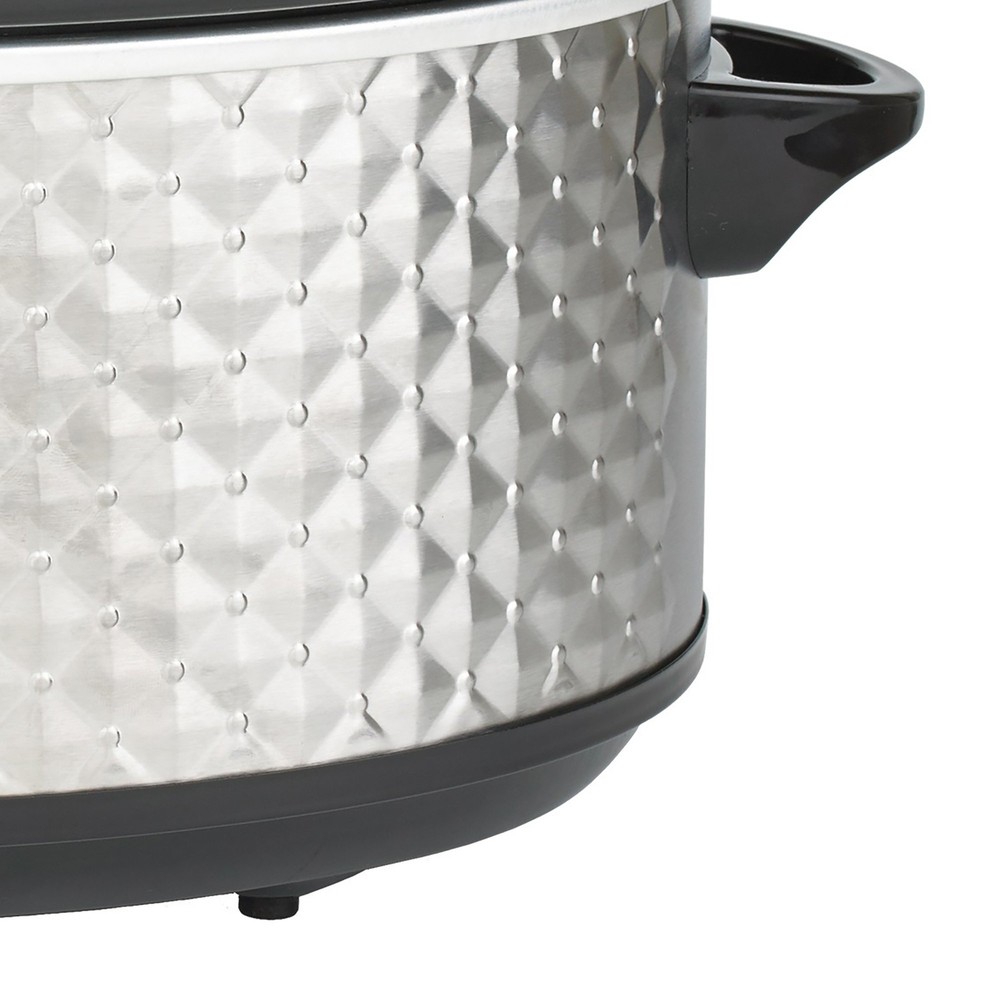 Brentwood Select Slow Cooker, 7 Quart, Silver