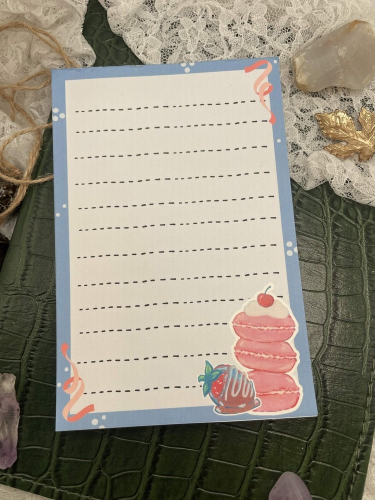 Painted Bakery Tear Away Notepad