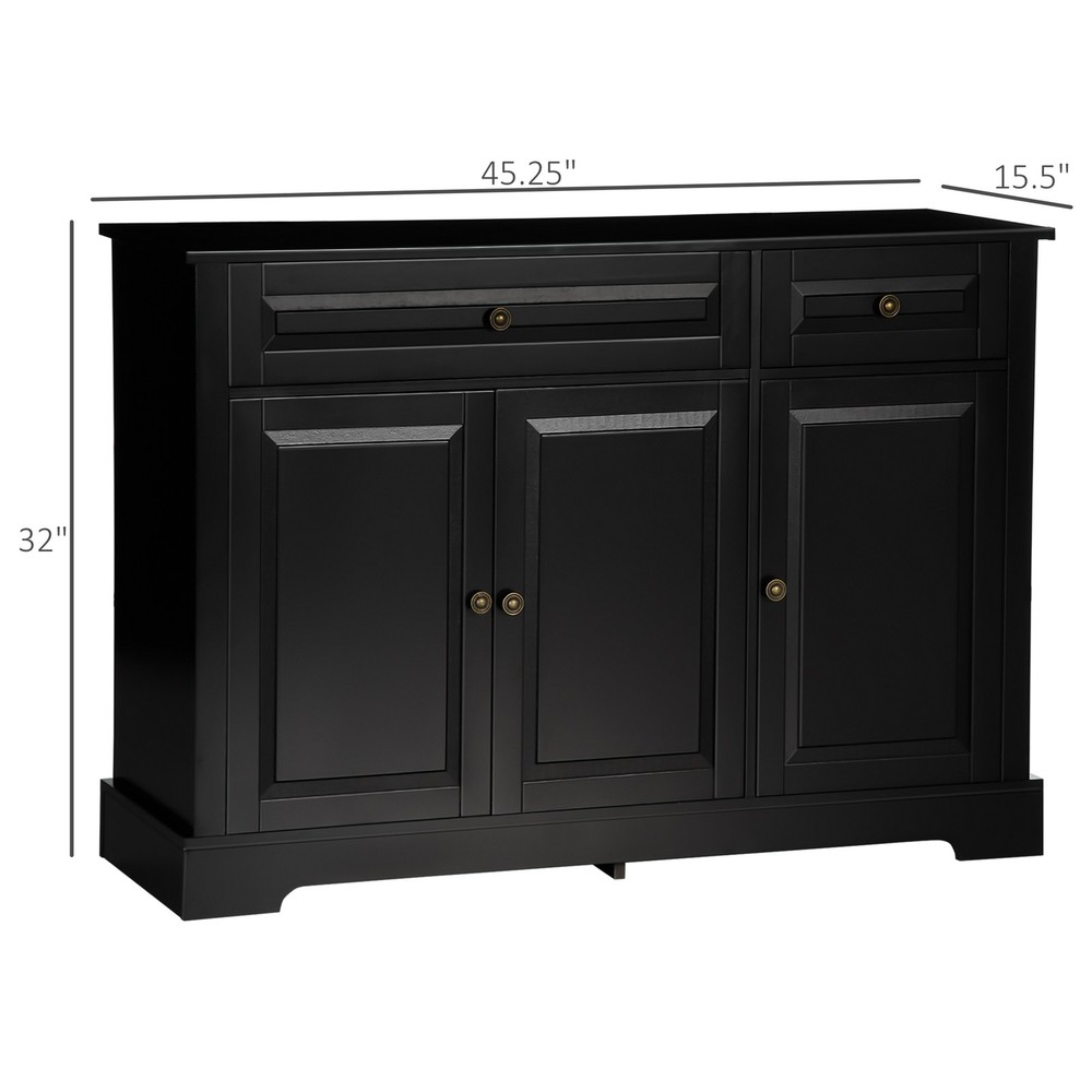 Modern Sideboard Buffet Cabinet, Kitchen Storage Cabinet with Drawers
