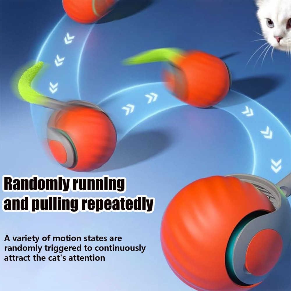 Smart Interactive Cat Toy,2025 New Generation Interactive Cats Toys,Interactive