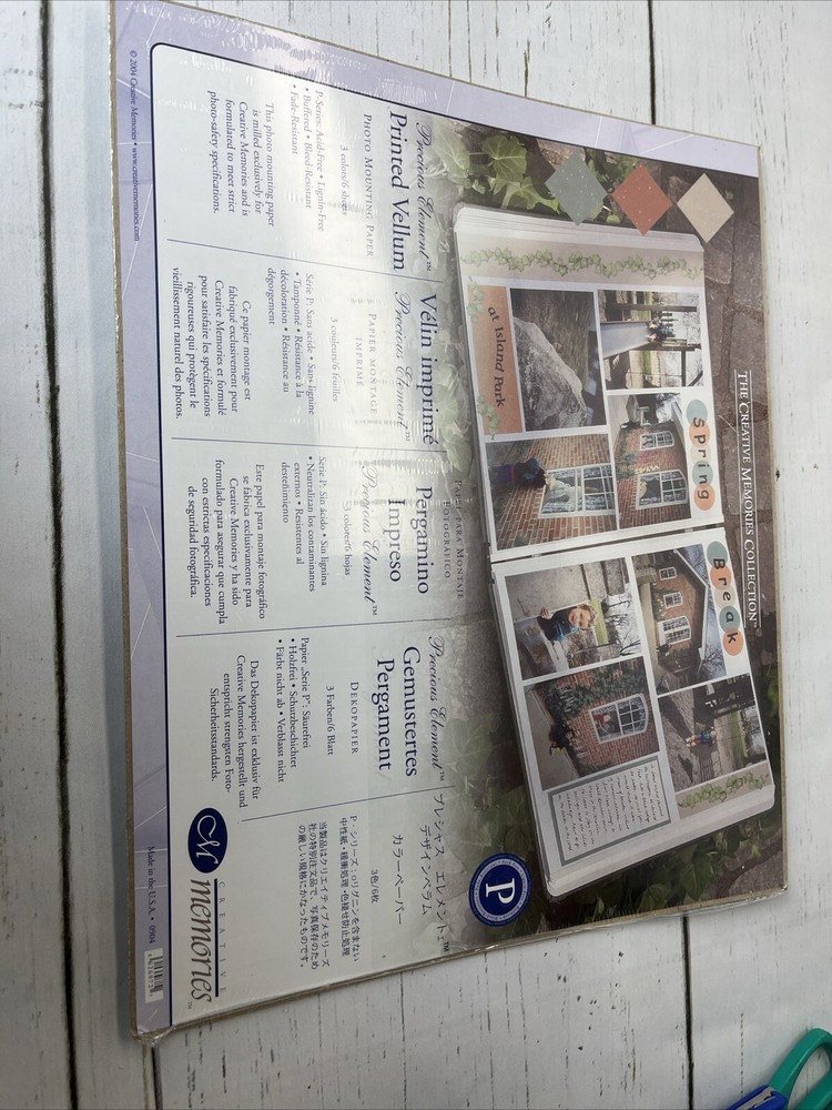 Creative Memories 3-ring Zip Carry Case w Plastic Insert Protectors + EXTRAS