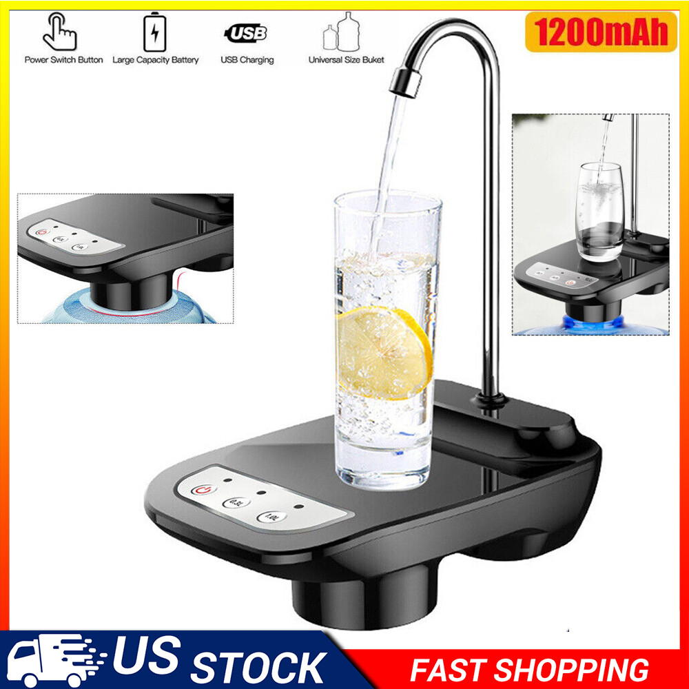 5 Gallon Water Bottle Switch Pump Electric Automatic Universal Dispenser USB