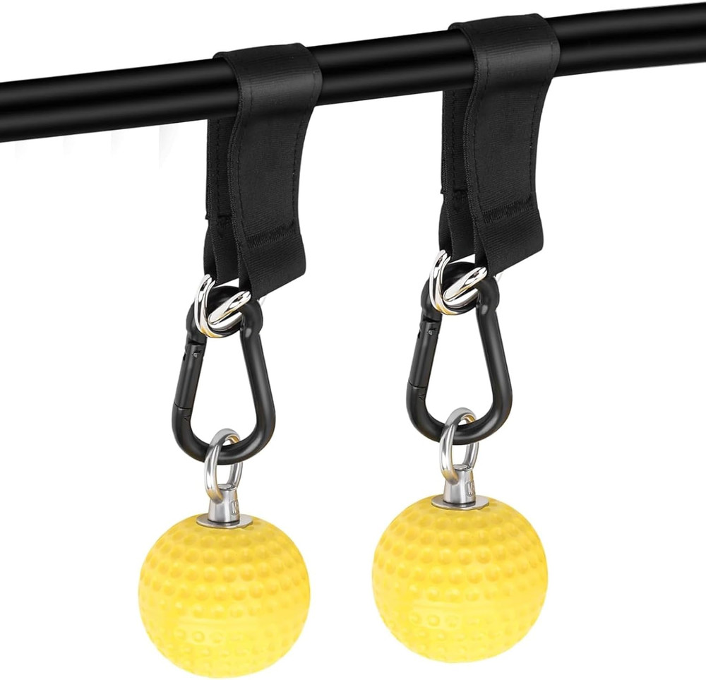 Pull up Ball Grip, Rock Climbing Grip with Strap Pull up Handles Hooks Non Slip