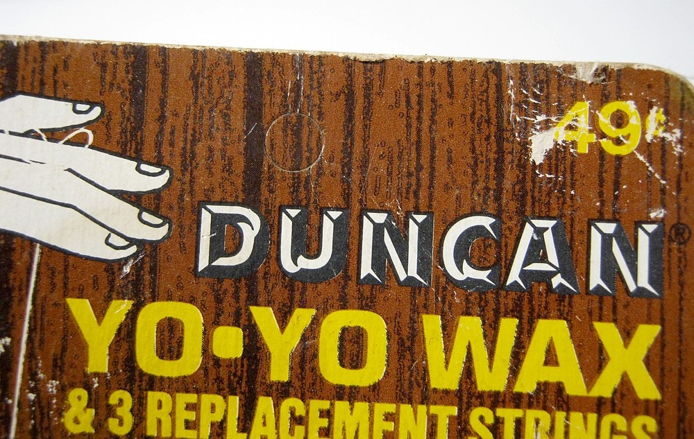 Vintage 1970s Duncan Yo-Yo Wax & Replacement String NIP