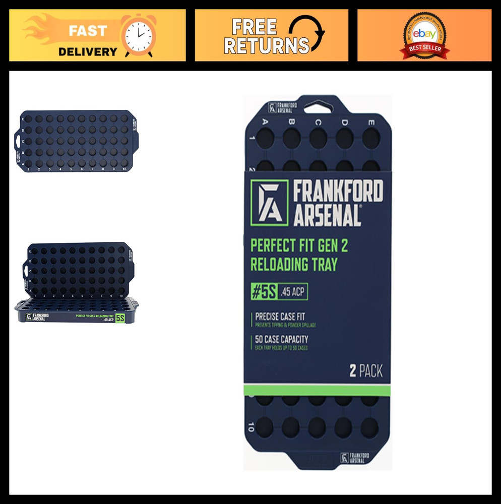 Perfect Fit Reloading Tray #1 - Ideal for Ammo Reloading, Durable & Efficient