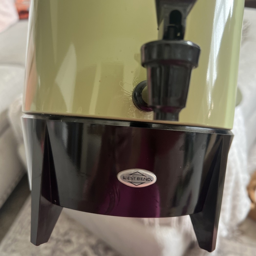 Vintage West Bend Continental 36 Cup Auto Coffee Percolator- Box & Paperwork