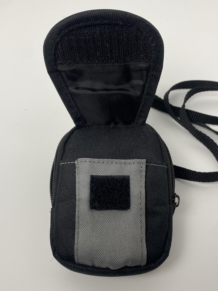 Vivitar Compact Digital Camera Case Gray/Black with Carrying Strap