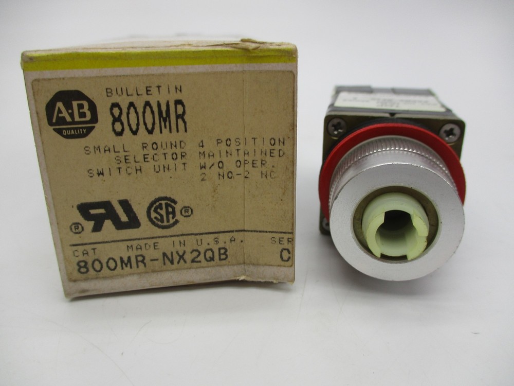 ALLEN BRADLEY 800MR-NX2QB SER.C SELECTOR SWITCH NSMP