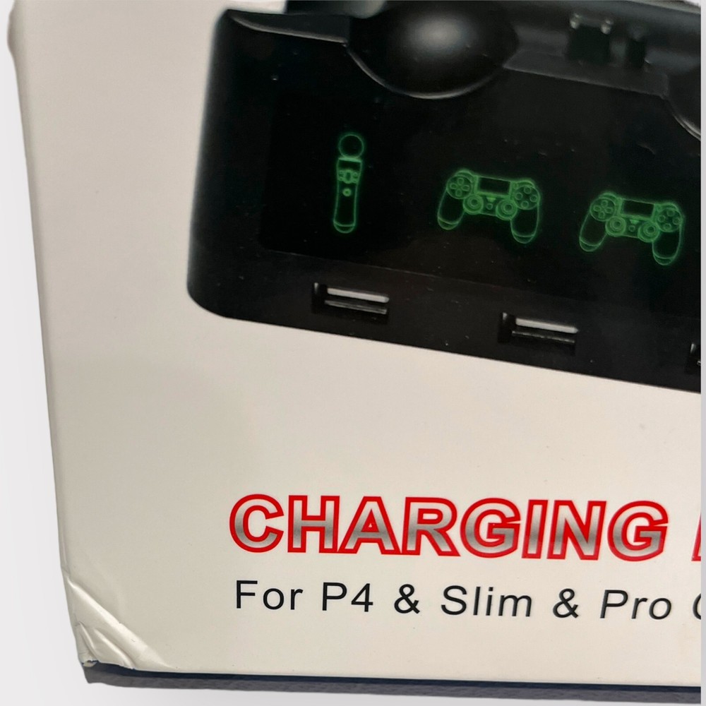 For PS4 /Slim/Pro Cooling Station Vertical Stand Controller Charging Dock