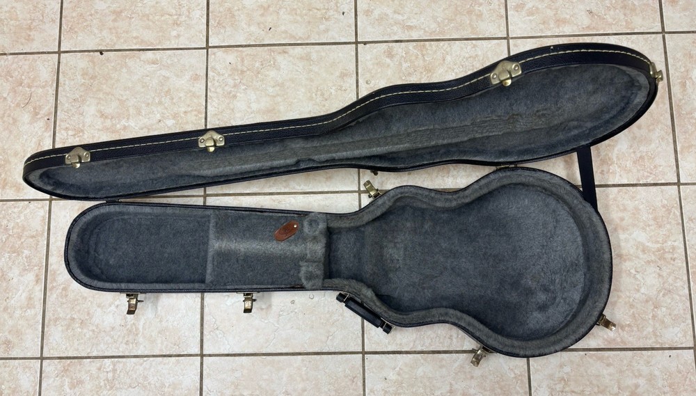 2004 Epiphone by TKL Les Paul Hardshell Case Black Grey Canada