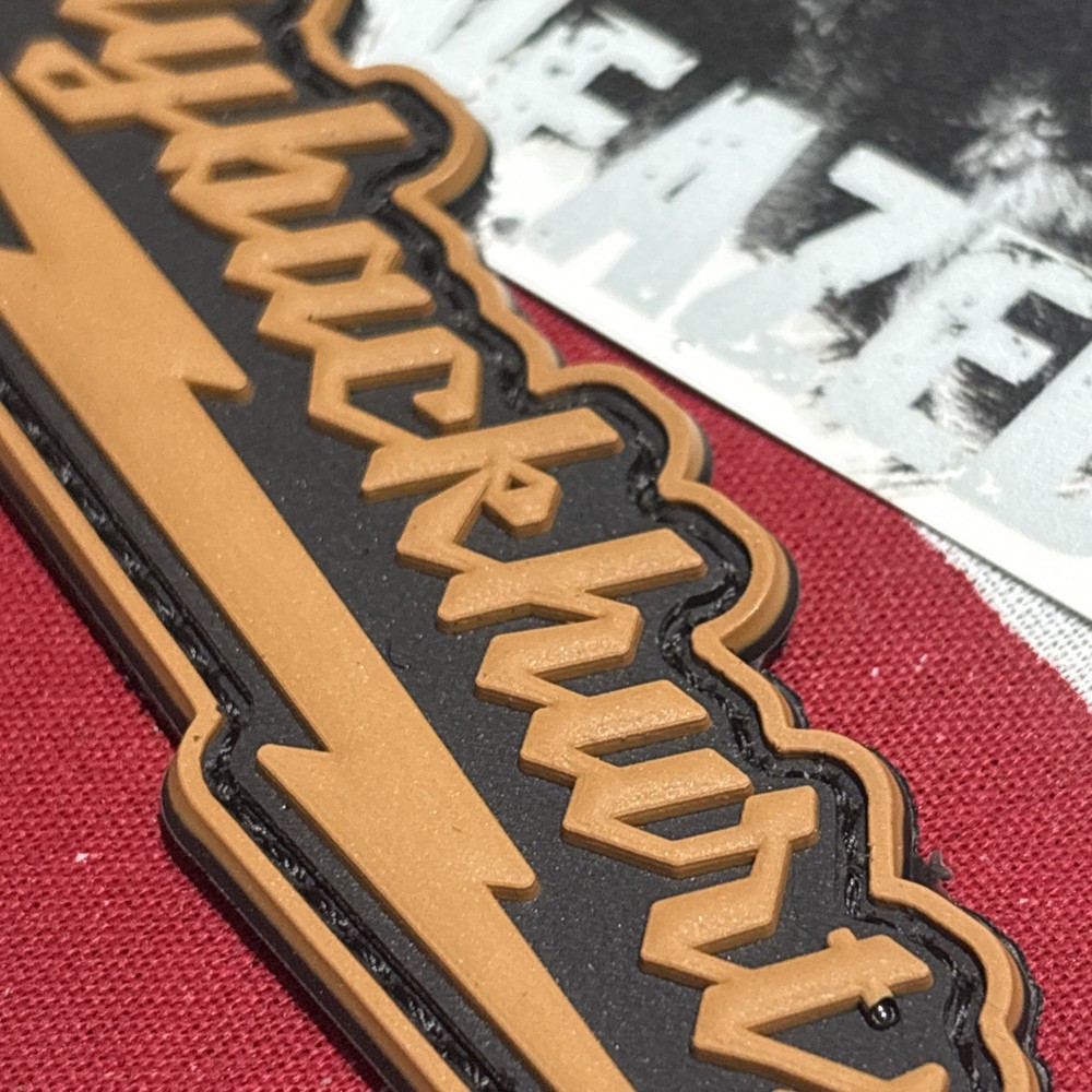 PvC My Back Hurts BR Tactical Hook & Loop Patch Rubber 3d