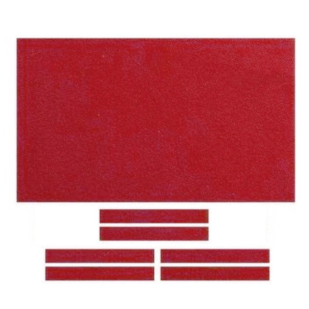 Wool Blend Billiard Cloth Pool Table Felt for 7' 8' 9' Pool 7ft Red
