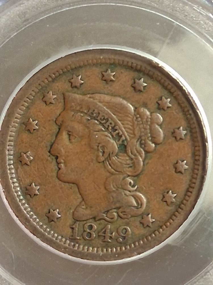 1849 PCGS VF20 1C