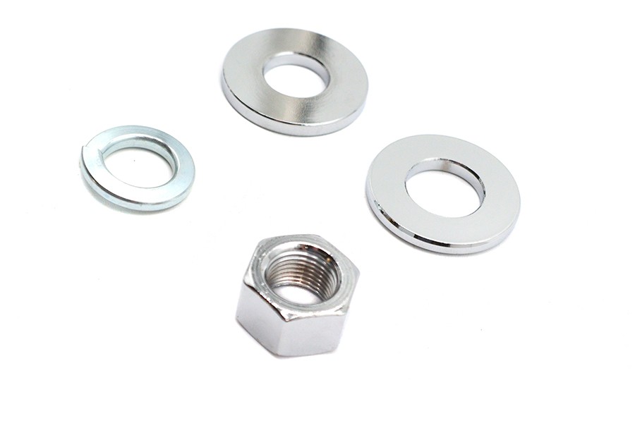 Chrome Rear Axle Nut Kit for Harley-Davidson