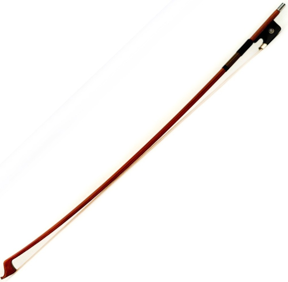 Master Pernambuco Octagonal Cello Bow 4/4 Ebony Parisan eye Frog Silver Part 80g