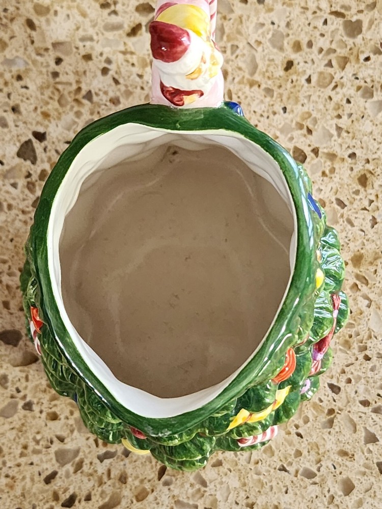 Spode Christmas Figural Tree Hand Painted Creamer 5"