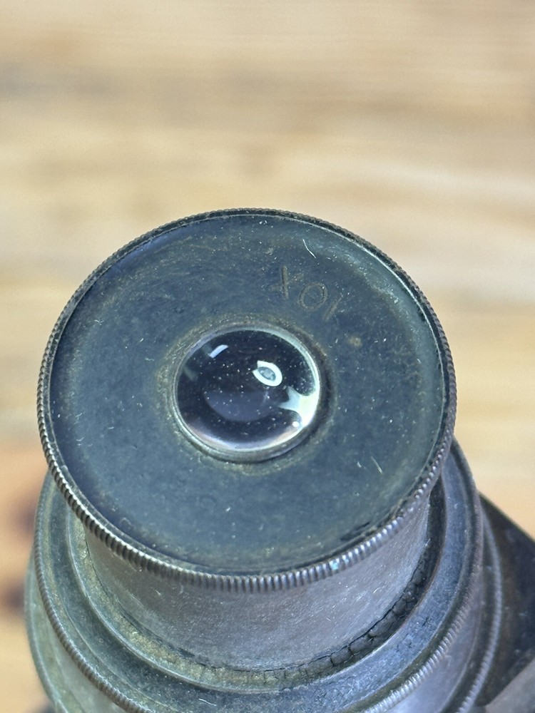 VINTAGE EARLY 1900'S SPENCER BRASS MICROSCOPE