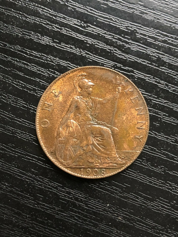 1908 Edward VII Penny