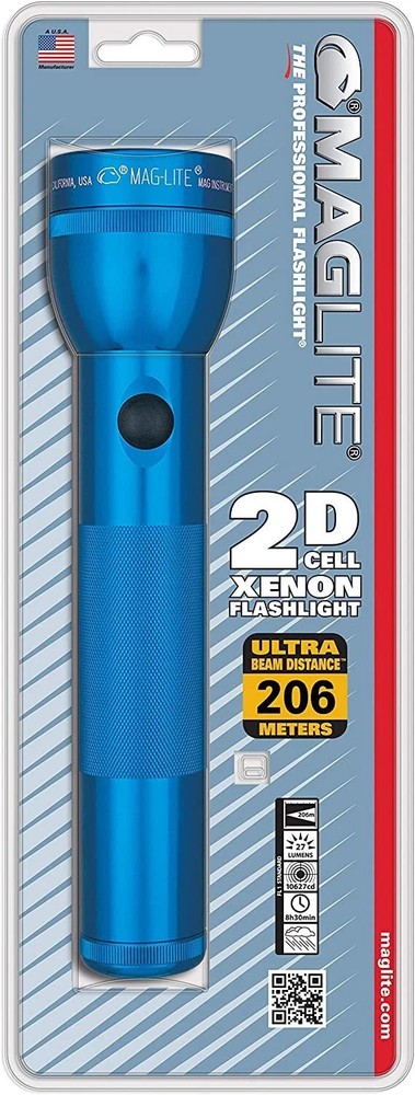Maglite Heavy-Duty Incandescent 2-Cell D Flashlight, Standard Package